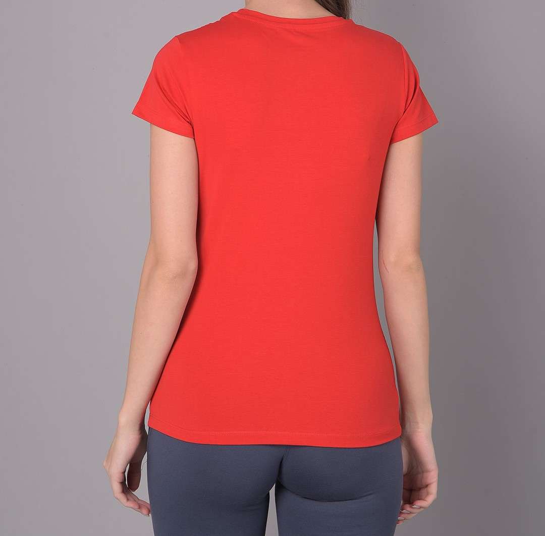 Comfort Lady Plain Half Sleeve T Shirt - Meera Tailor